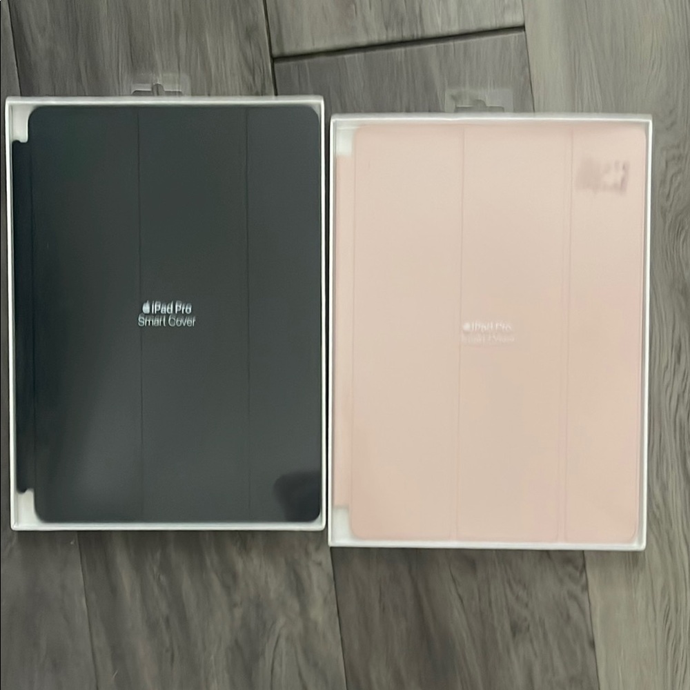 Apple Tablet Covers Black and Pink Minimalist Design